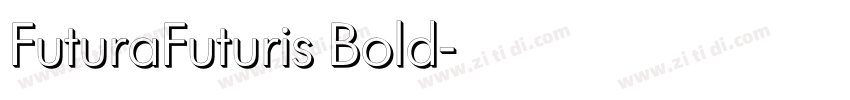 FuturaFuturis Bold字体转换